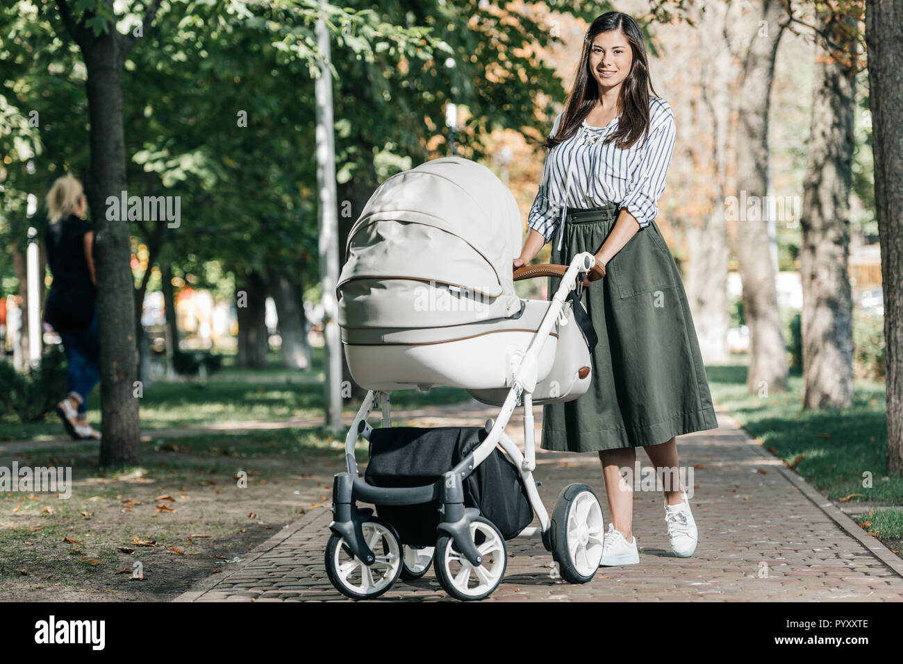 Walking with baby in stroller 2025