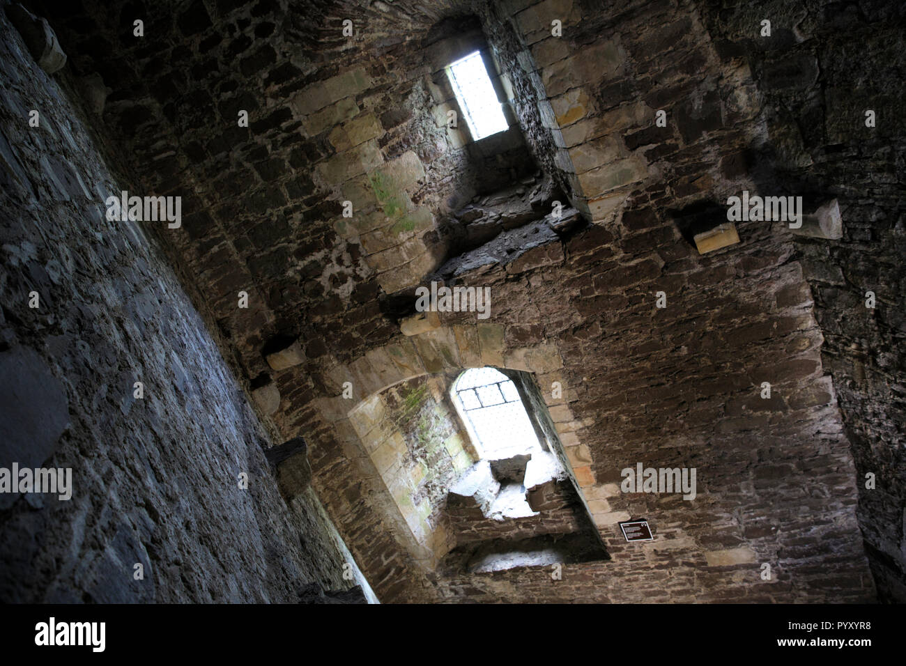Doune Castle inside, Scotland, United Kingdom Stock Photo