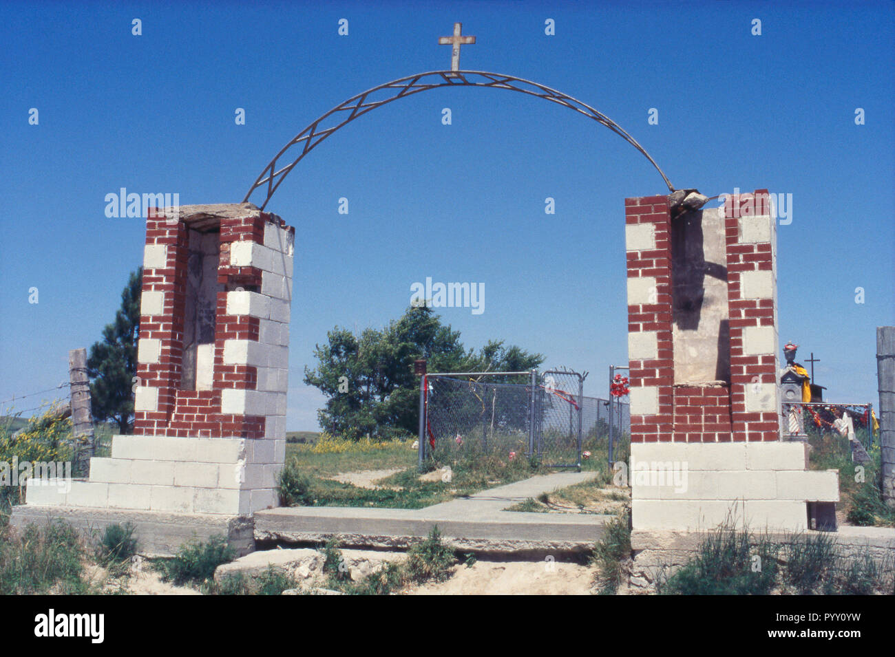 Graveyard for Wounded Knee Massacre victims, Pine Ridge Sioux