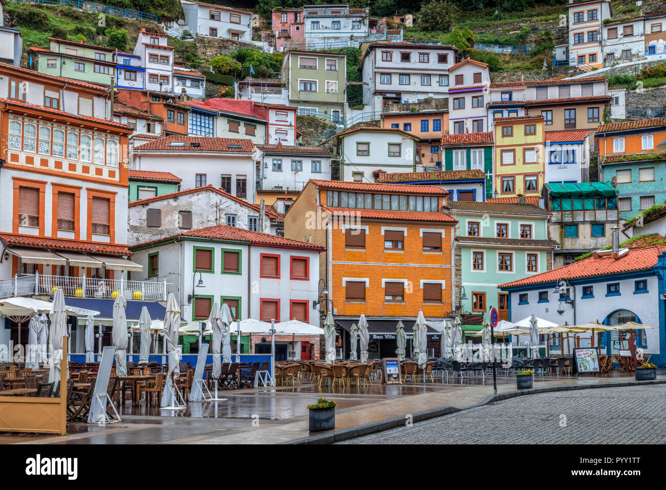 Cudillero, Asturias, Spain, Europe Stock Photo