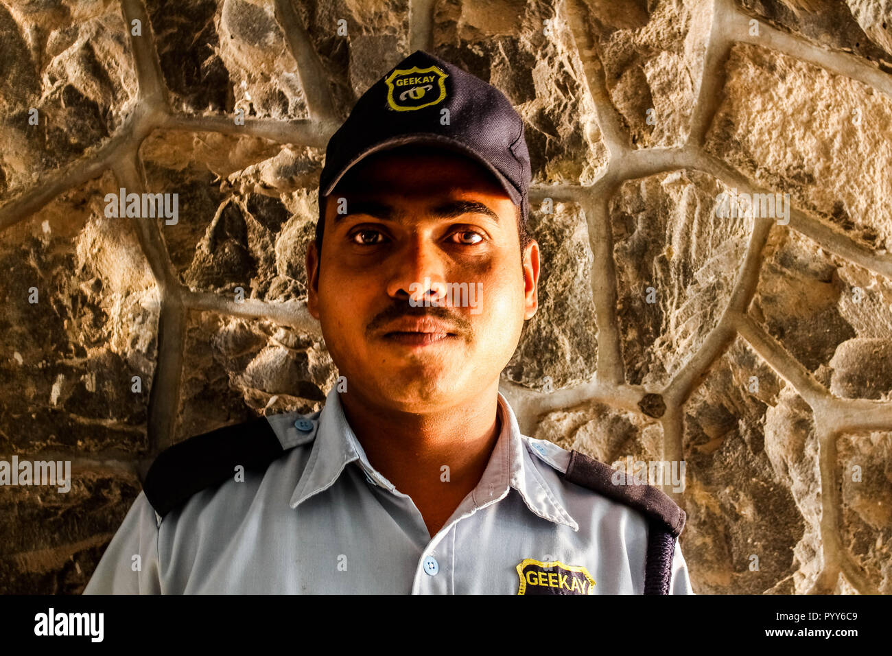 Indian man in uniform hi-res stock photography and images - Alamy