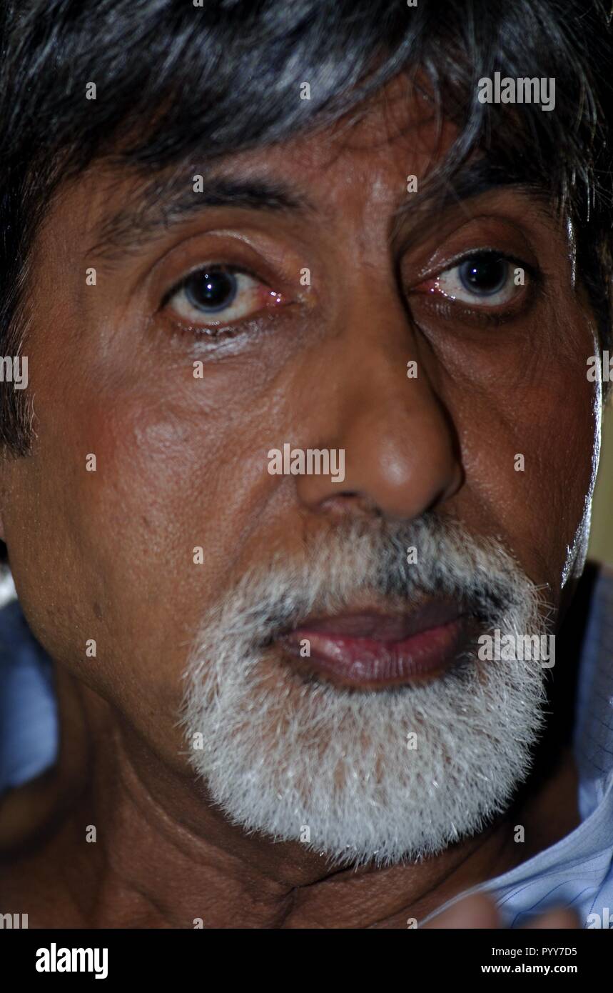 Indian Bollywood Hindi Film Actor, Amitabh Bachchan, Mumbai, Maharashtra, India, Asia Stock Photo