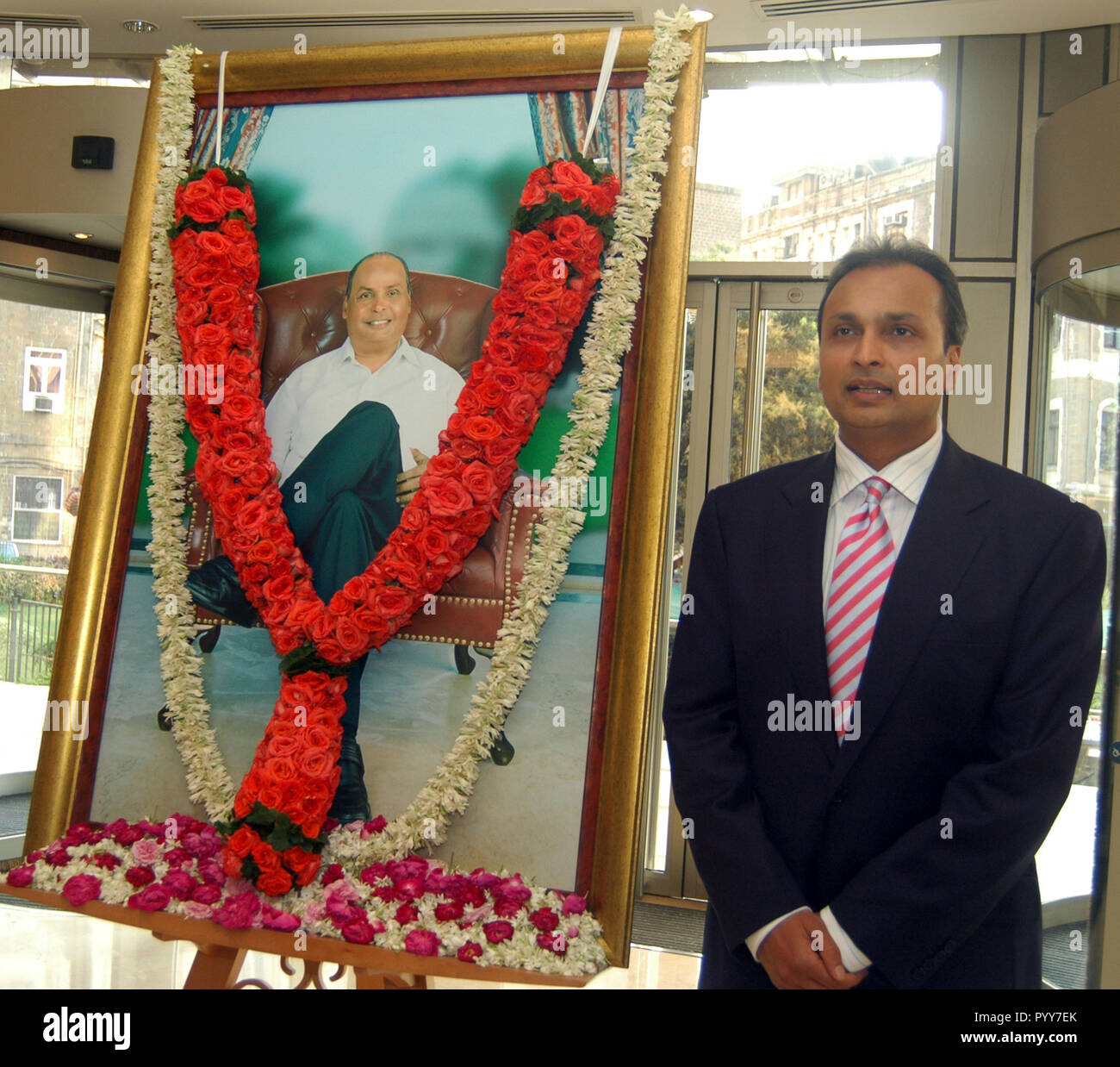 Anil Ambani chairman of Reliance Group, Mumbai, Maharashtra, India, Asia Stock Photo