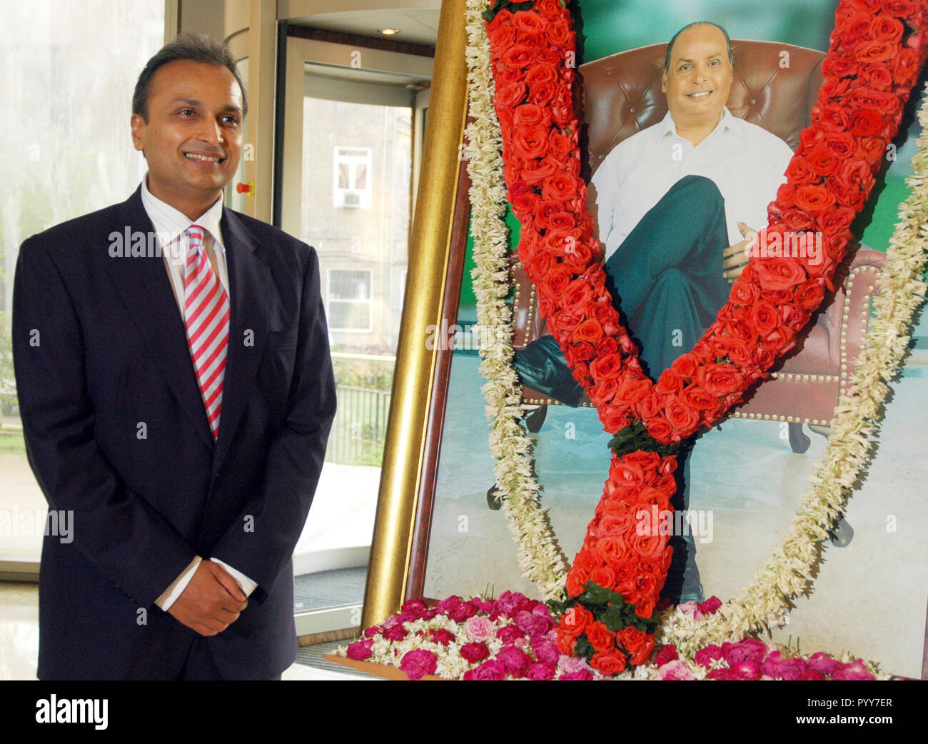 Anil Ambani chairman of Reliance Group, Mumbai, Maharashtra, India, Asia Stock Photo