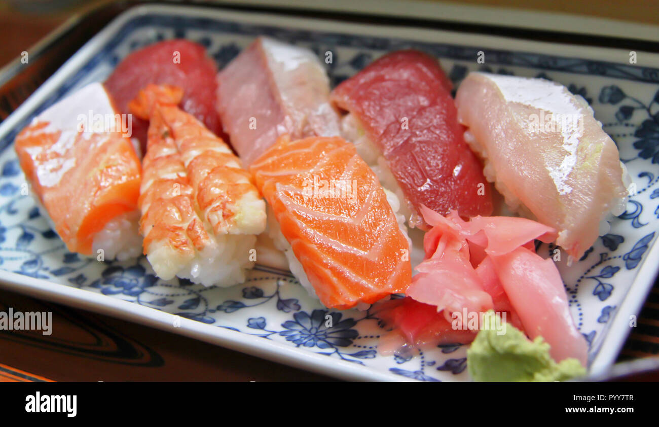 Yellowtail And Sushi High Resolution Stock Photography And Images Alamy
