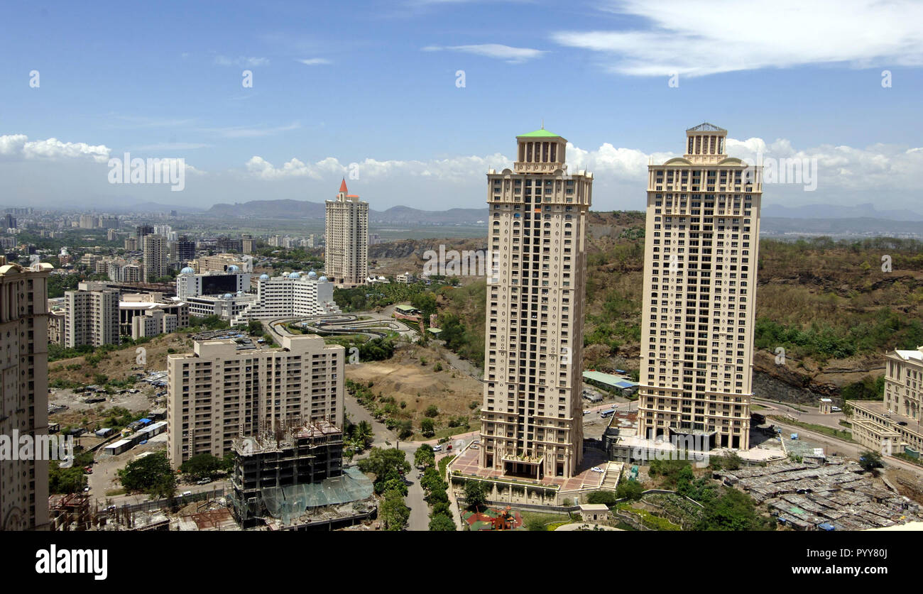 Hiranandani Gardens buildings, Powai, Mumbai, Maharashtra, India, Asia Stock Photo