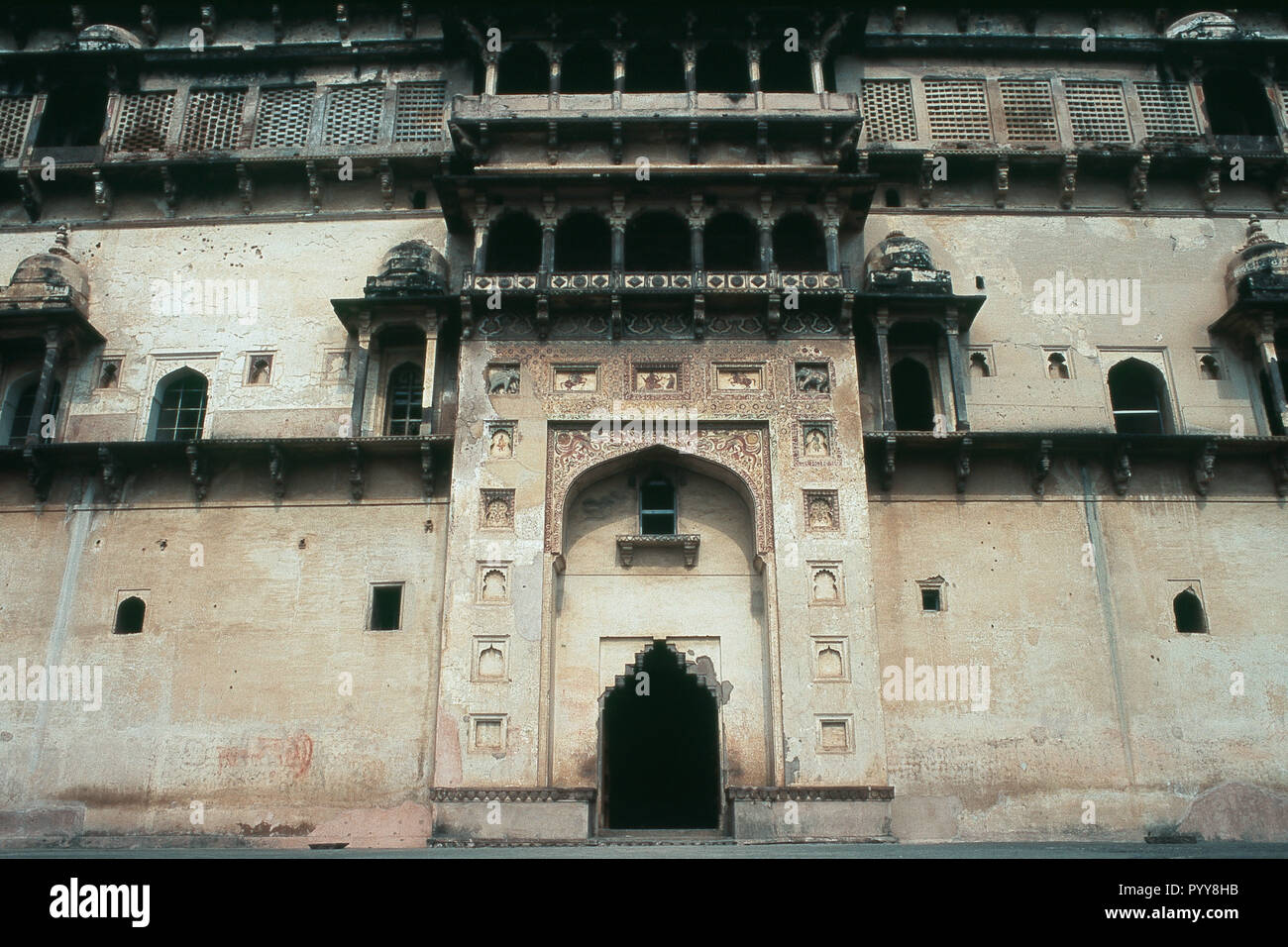 Facade of Datia Palace, Datia, Madhya Pradesh, India, Asia Stock Photo ...
