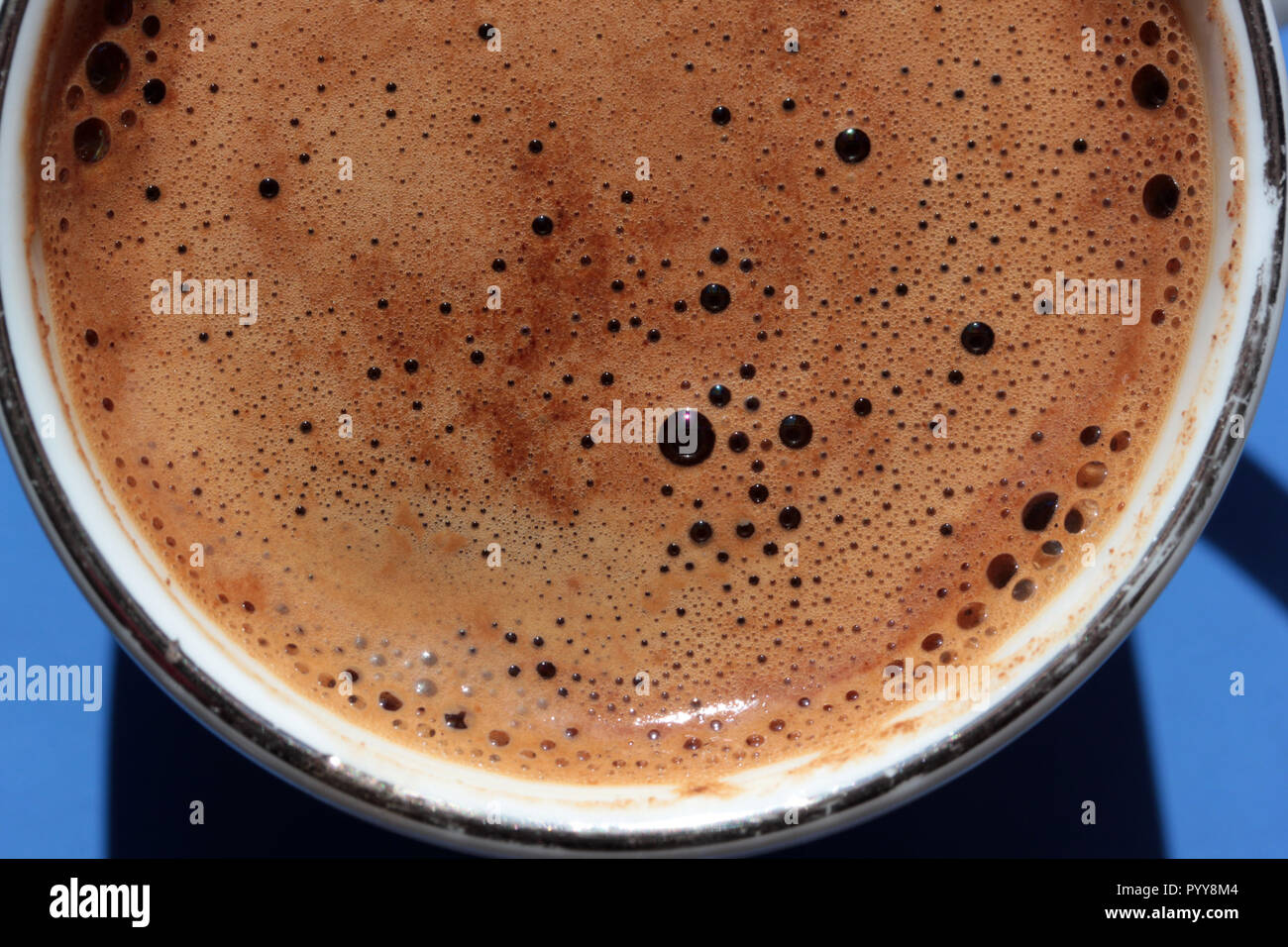Turkish coffee, foamy Stock Photo Alamy