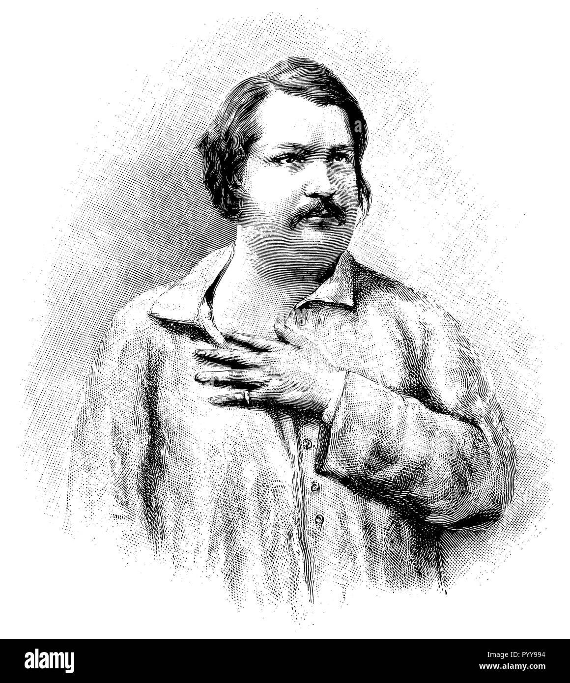 Honore de balzac 1799 1850 Cut Out Stock Images & Pictures - Alamy
