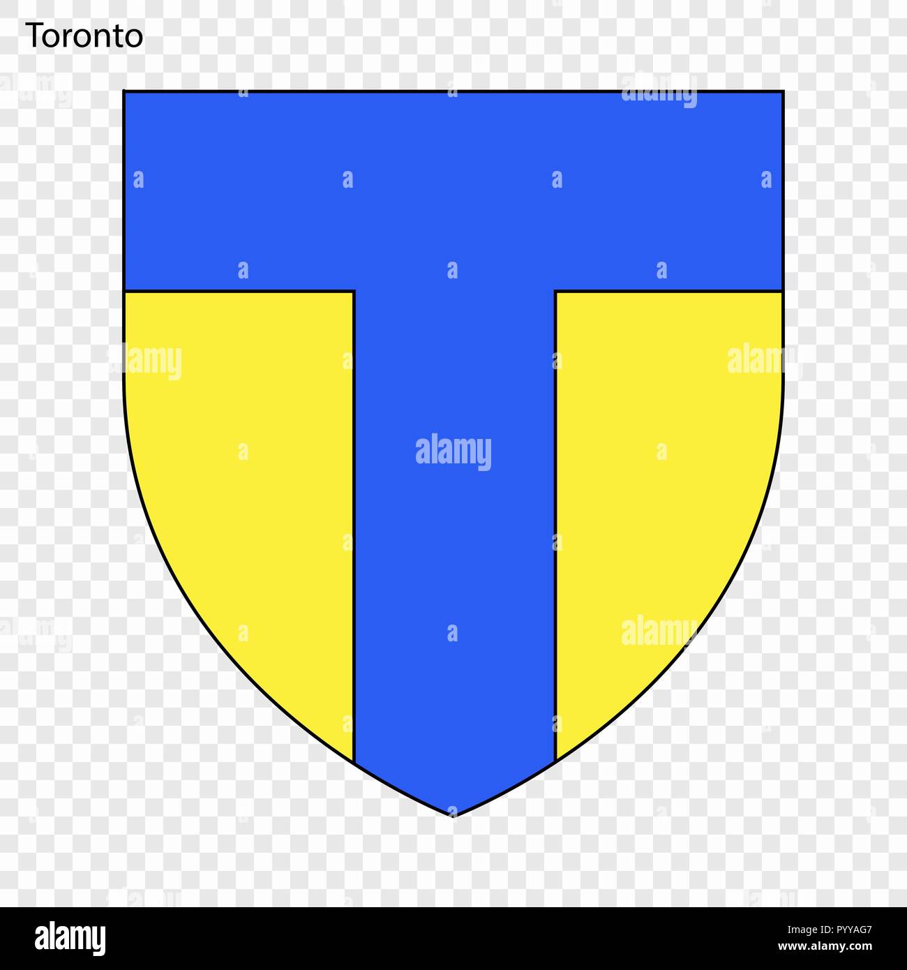 Toronto Sysmbol Emblem of Toronto. City of Canada. Vector illustration Stock Vector ...