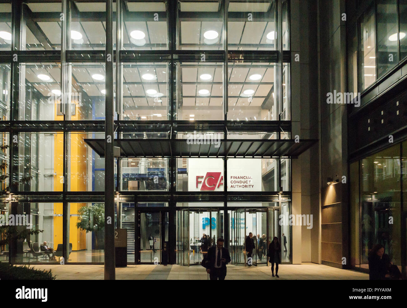 The new UK Financial Conduct Authority headquarters office ...