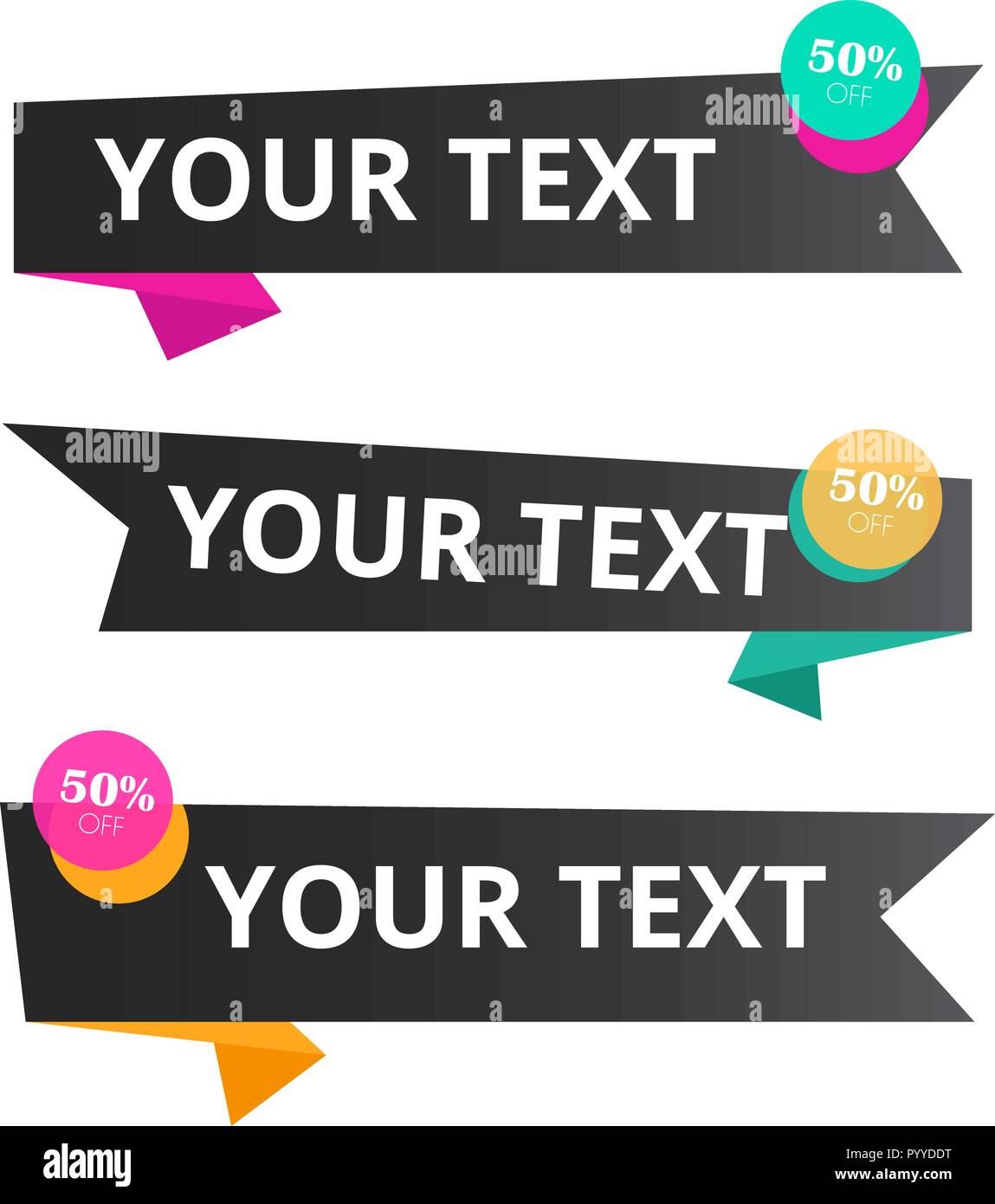 Abstract glossy black origami speech bubble. Vector dark abstract ...