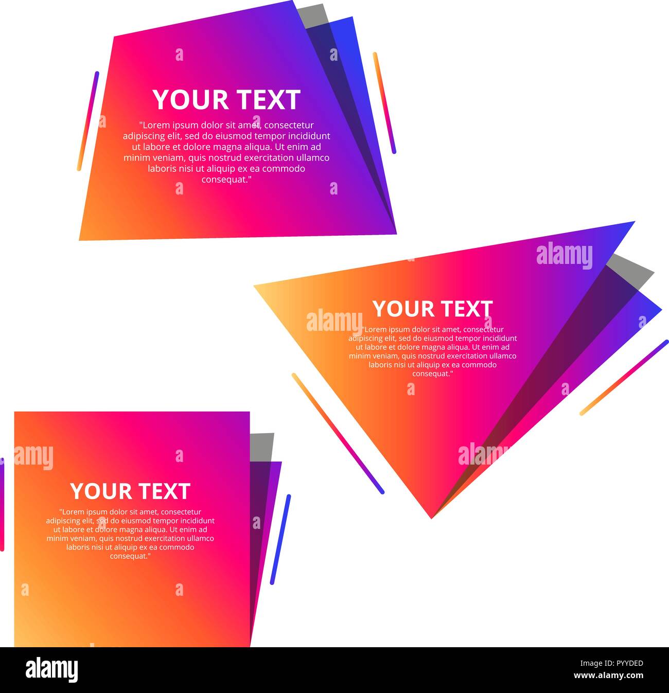 Style text templates speed origami for banner Vector Text Label Stock ...