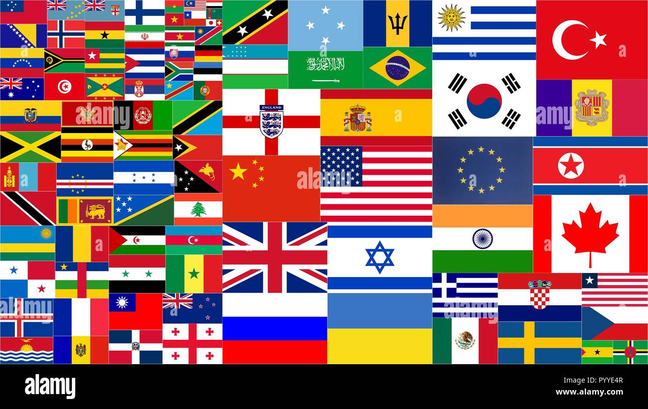 Flags Of Various Countries