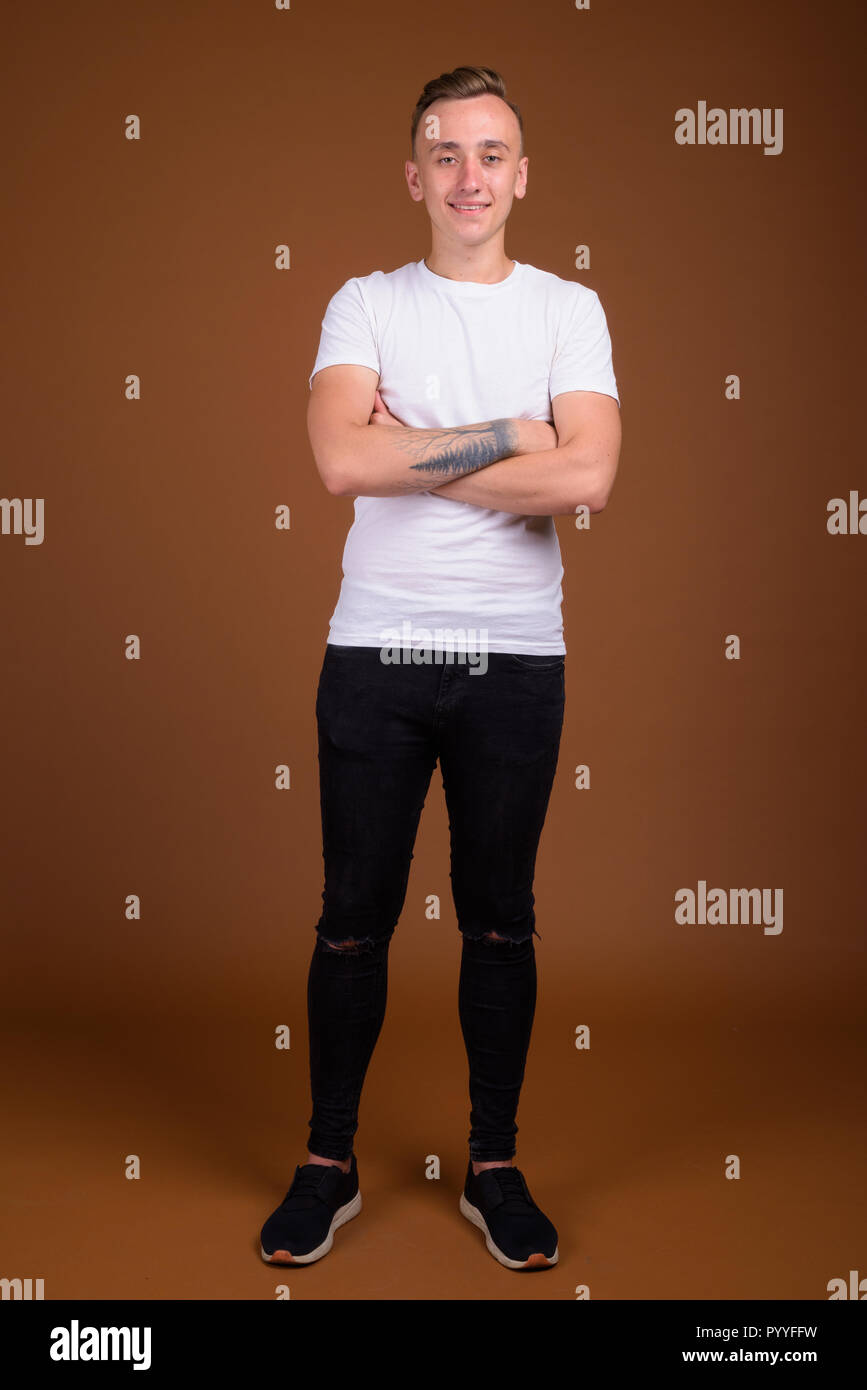Full body tattoo young man hi-res stock photography and images - Alamy