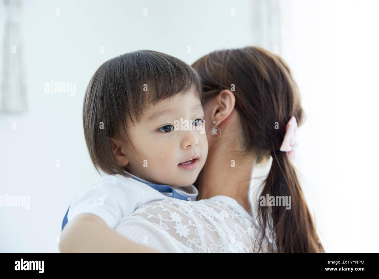 Japanese mother and son hi-res stock photography and images - Alamy