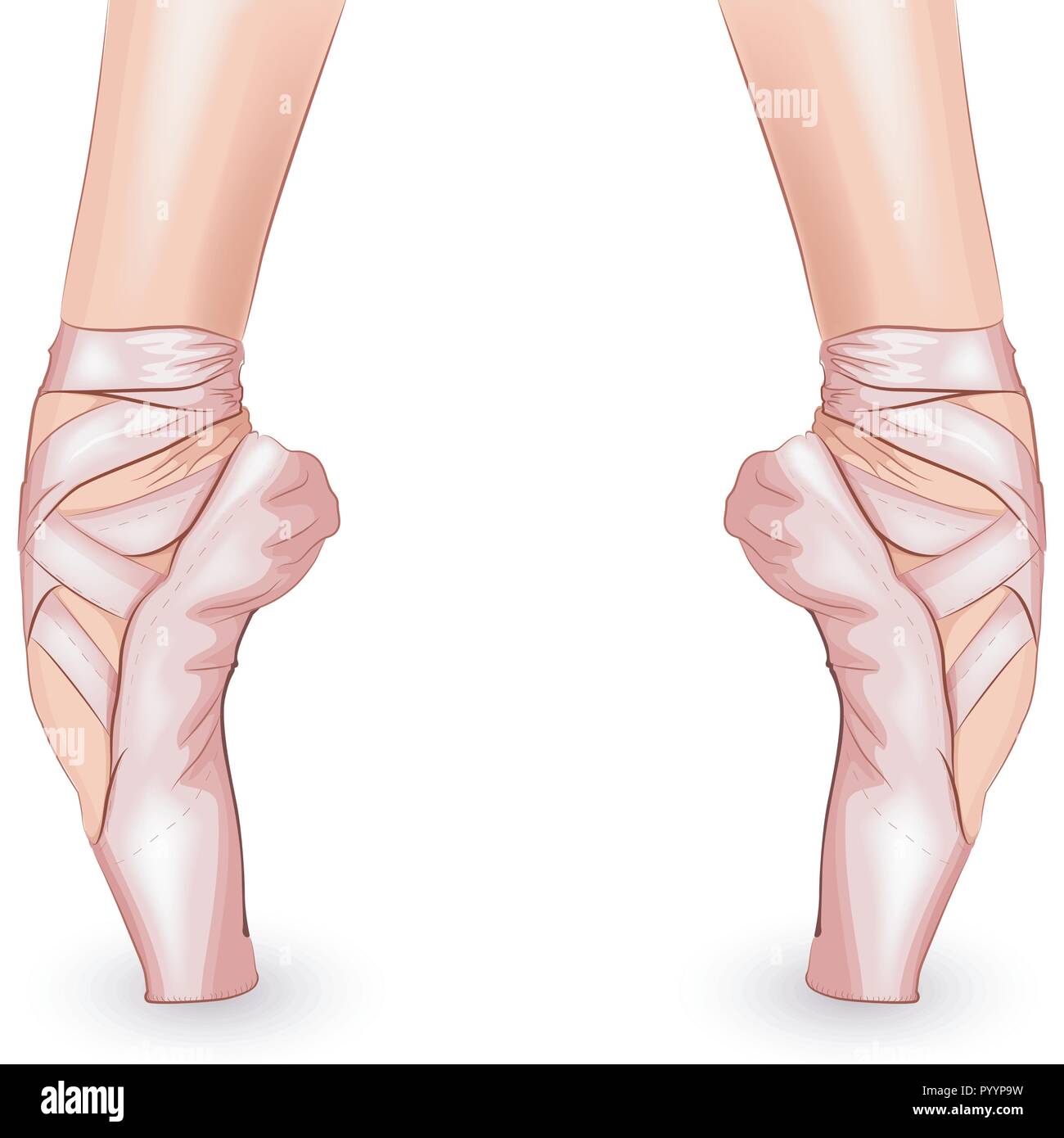 Dancer feet Stock Vector Images Alamy