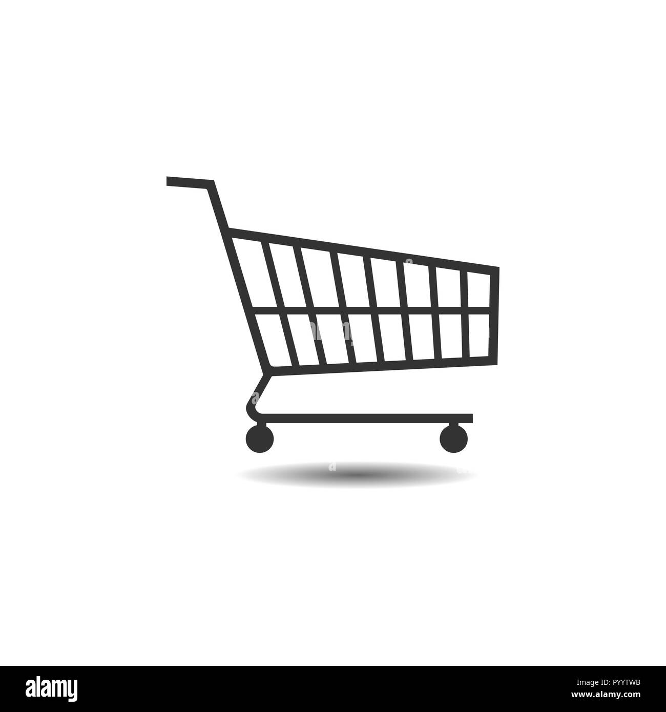 Hand truck icon, trolley icon. Vector illustration Stock Vector Image ...