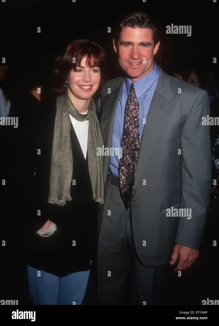 LOS ANGELES, CA - DECEMBER 3: (EXCLUSIVE) Actress Dana Delany and actor