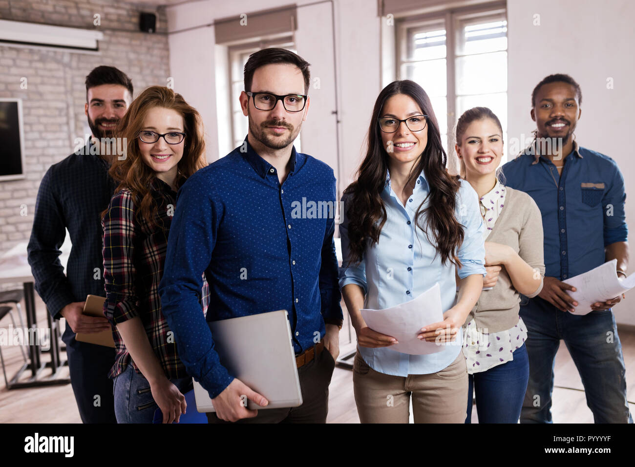 Successful team modern office hi-res stock photography and images - Alamy