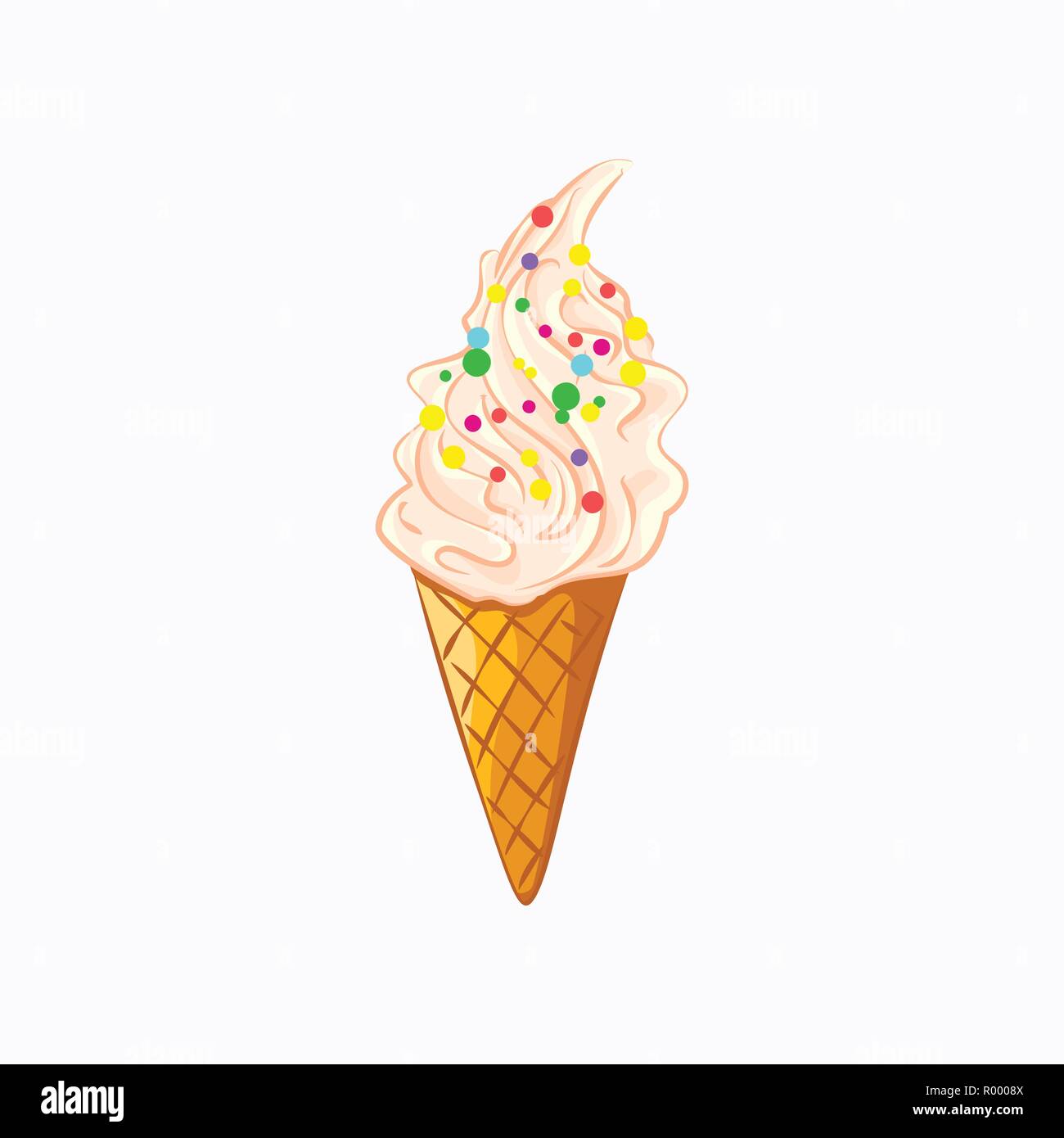 Ice cream vector vectors hi-res stock photography and images - Alamy