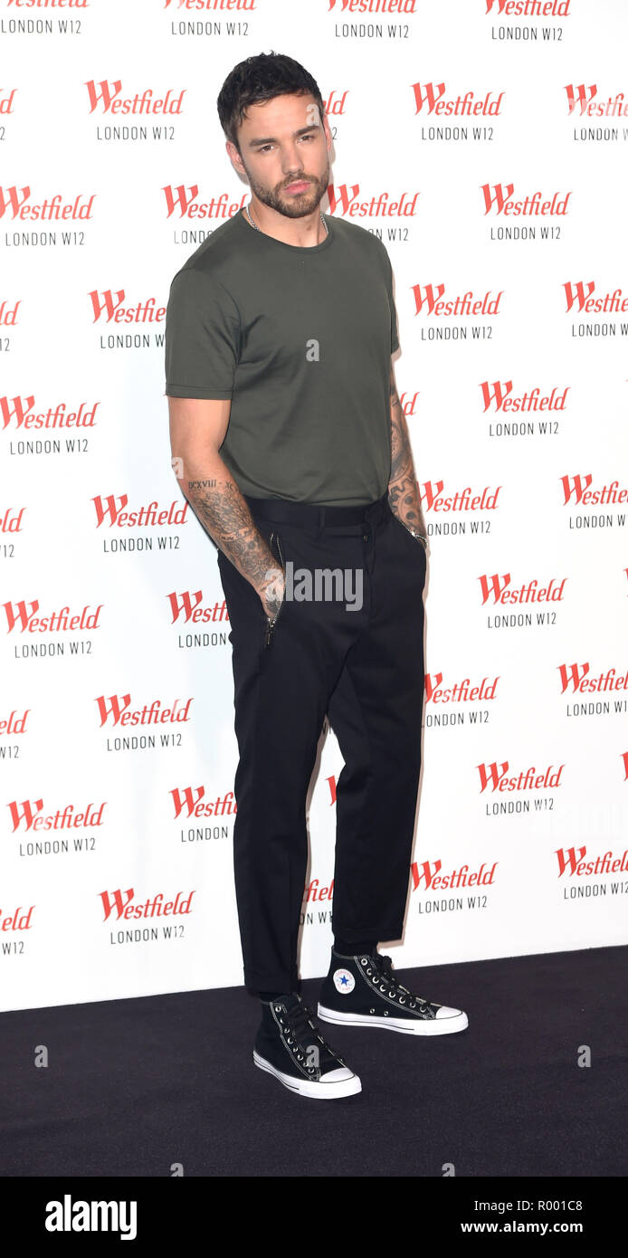 Photo Must Be Credited ©Alpha Press 079965 30/10/2018 Liam Payne Westfield London 10th Anniversary Event White City London Stock Photo