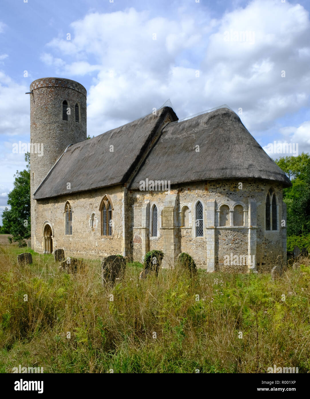 Hales church, Norfolk, UK Stock Photo