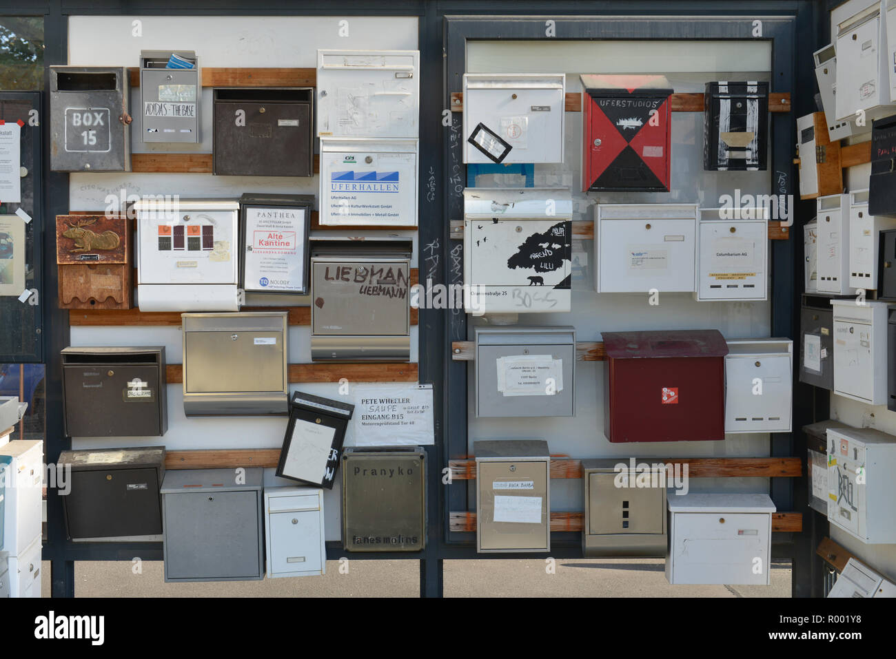 Mailboxes, bank halls, Uferstrasse, mineral spring, middle, Berlin