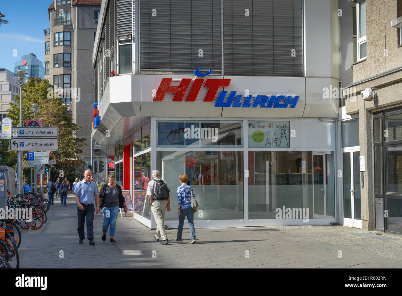 Supermarket hit Ullrich, Mohrenstrasse, middle, Berlin, Germany