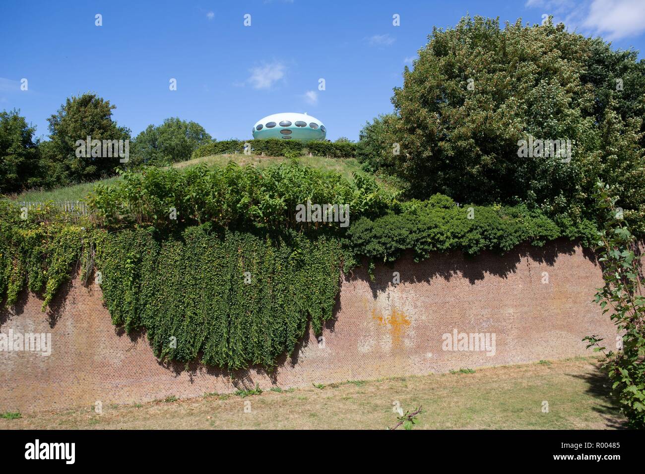 France, Normandy region, Seine Maritime, Le Havre, hanging gardens, Fort de Sainte Adresse