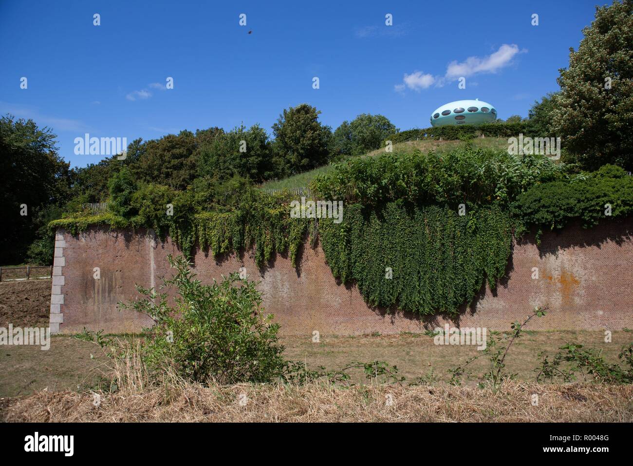 France, Normandy region, Seine Maritime, Le Havre, hanging gardens, Fort de Sainte Adresse