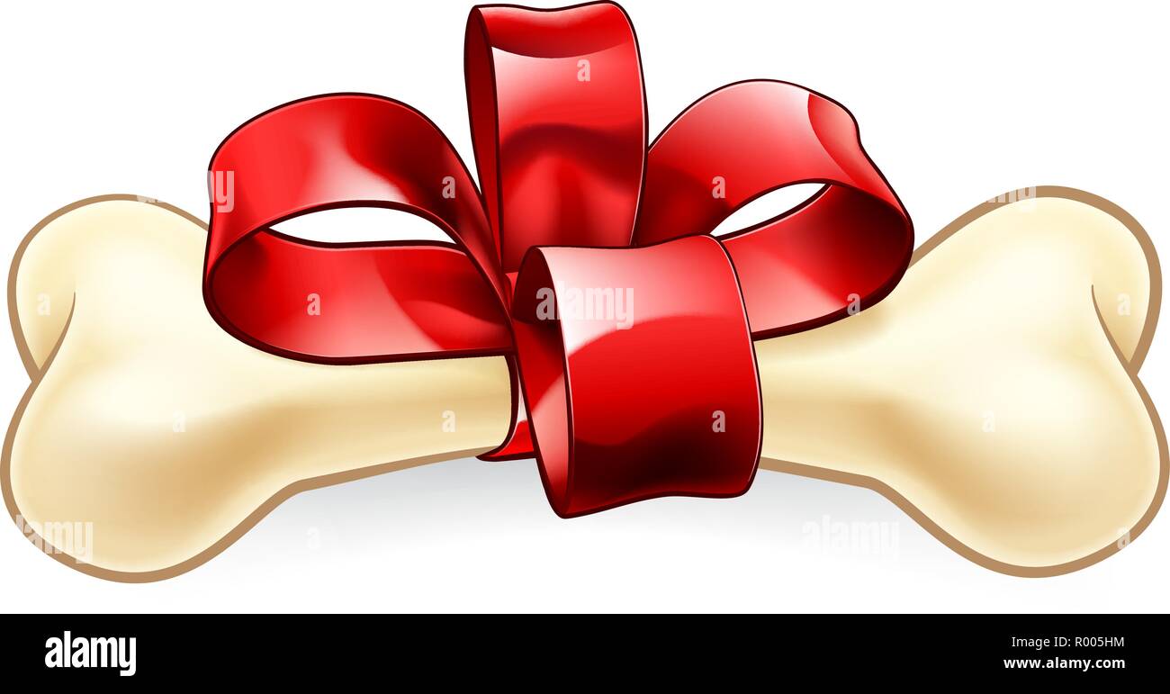 Dog bone ribbon Stock Vector Images Alamy