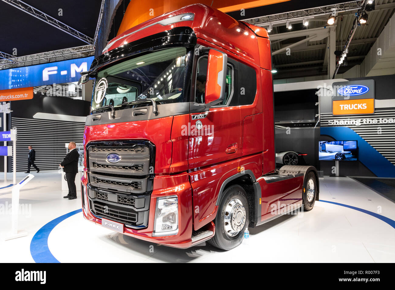 Hannover Germany Sep 27 18 New 19 Ford F Max 500 Sleeper Truck Presented At The Hannover Iaa Commercial Vehicles Motor Show Stock Photo Alamy