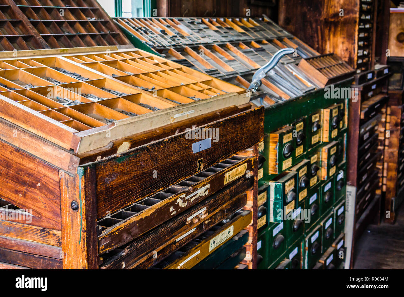Type Setting Case Historical maritime setting hi-res stock photography and images - Alamy