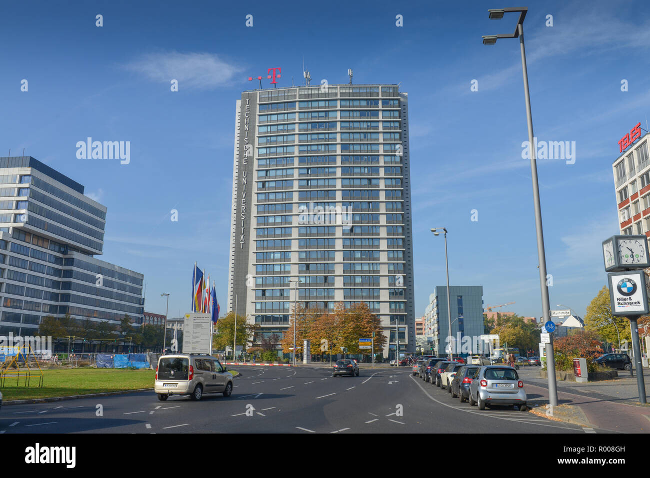 Tele spark high rise, Ernst's Reuter place, Charlottenburg, Berlin ...