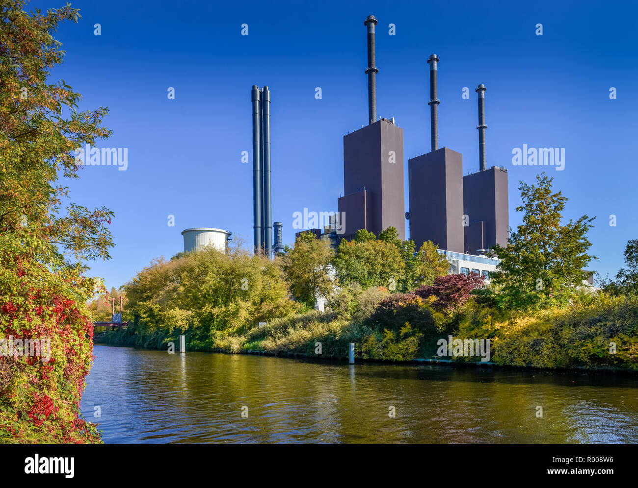 Heating power work Light field, Teltowkanal, to light field, Berlin