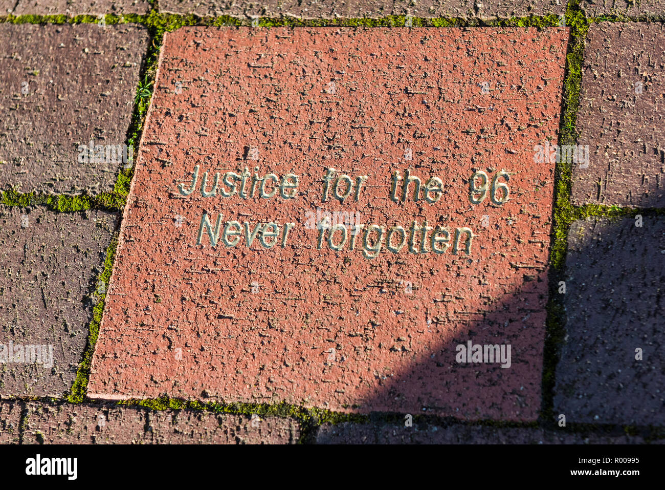 Hillsborough memorial, Liverpool Cathedral, Merseyside, England Stock Photo Alamy