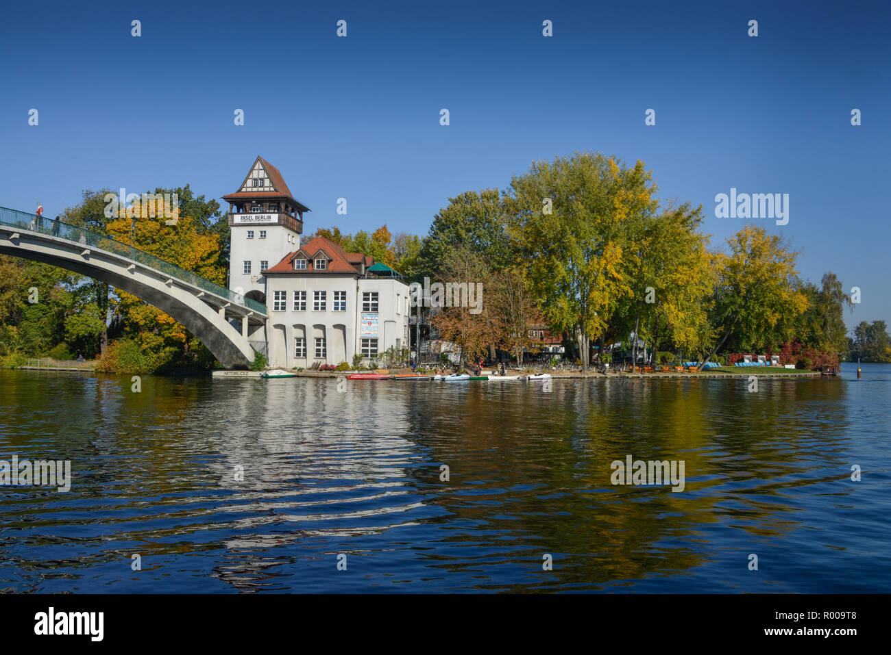 Island of the youth, Treptow, Berlin, Germany, Insel der Jugend, Deutschland Stock Photo