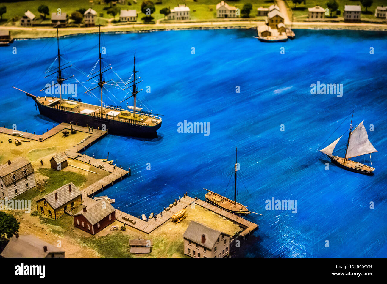 Model Mystic Seaport Mystic, Connecticut, USA Stock Photo - Alamy