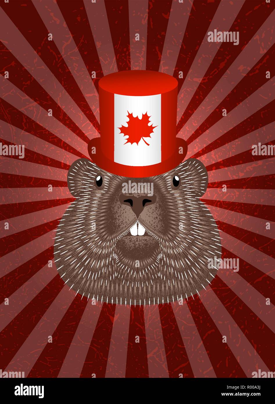 Groundhog Day. Concept National holiday 