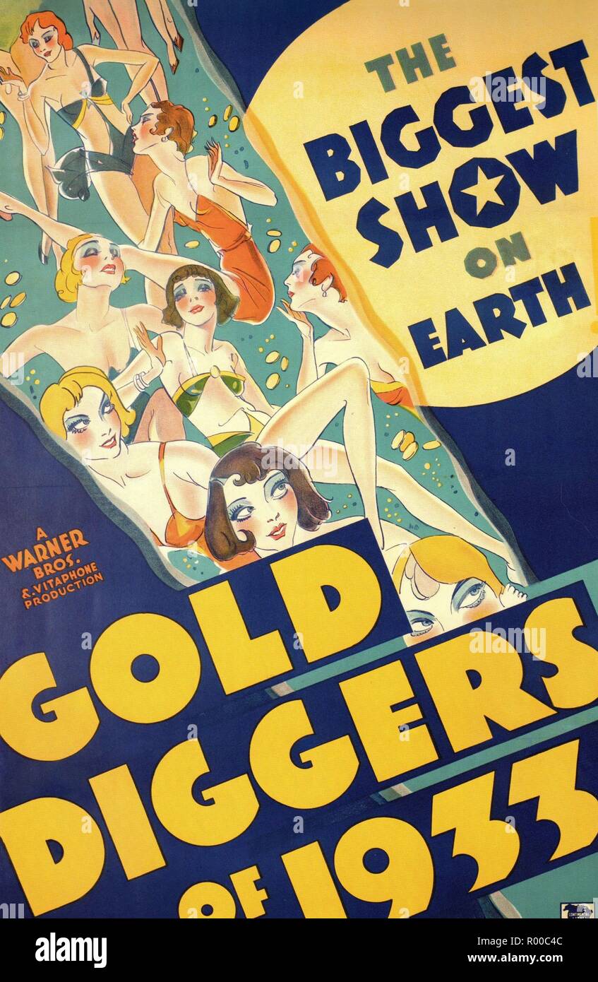 Gold Diggers of 1933 Year : 1933 USA Director : Mervyn LeRoy Poster (USA) Stock Photo