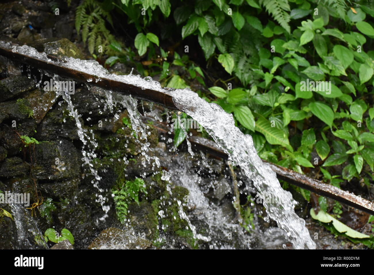 Water Flowing Stock Photo