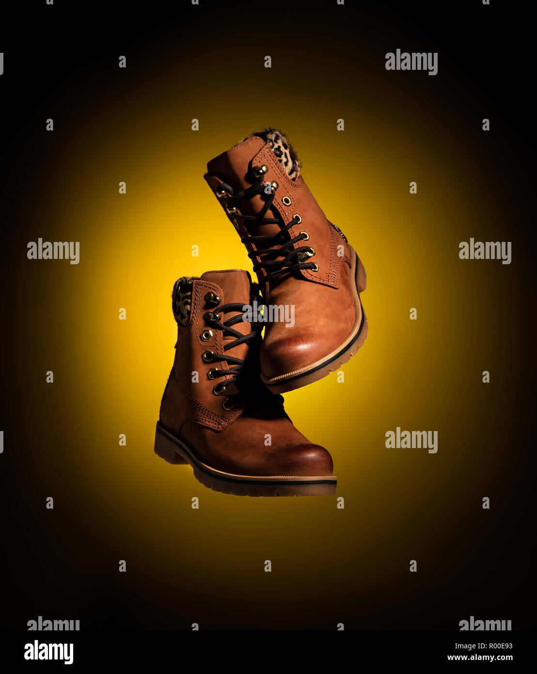 Yellow work boots hires stock photography and images Alamy
