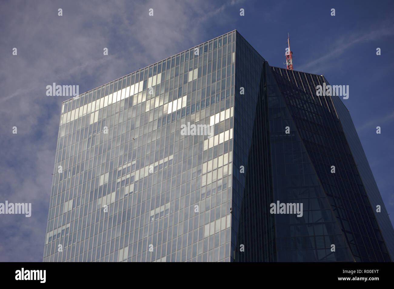 Neubau der Europäischen Zentralbank, Europäische Zentralbank,  EZB, Frankfurt, Germany Stock Photo