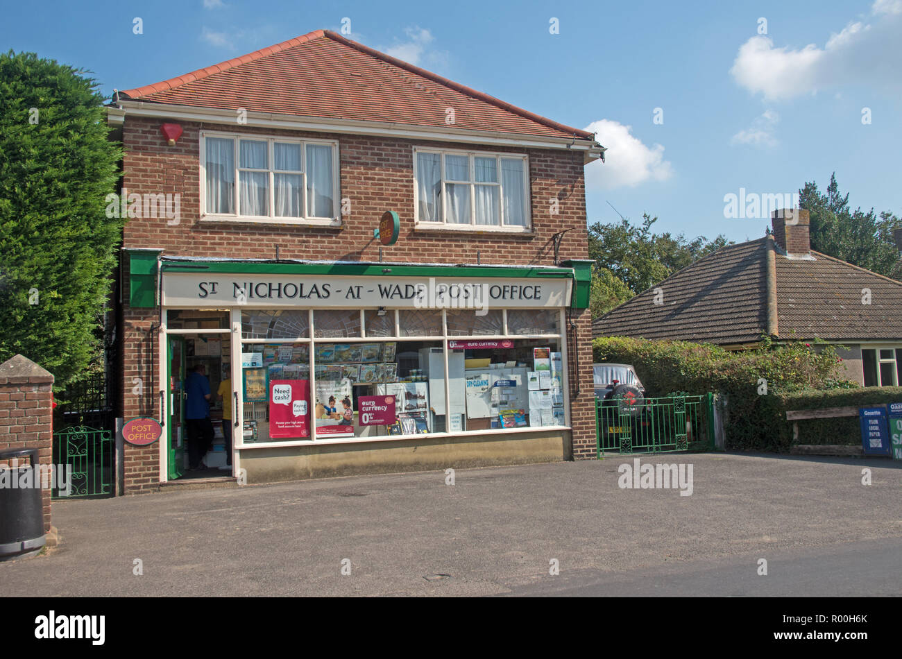 St Nicholas at Wade Village Post Office and Store Kent UK Stock Photo