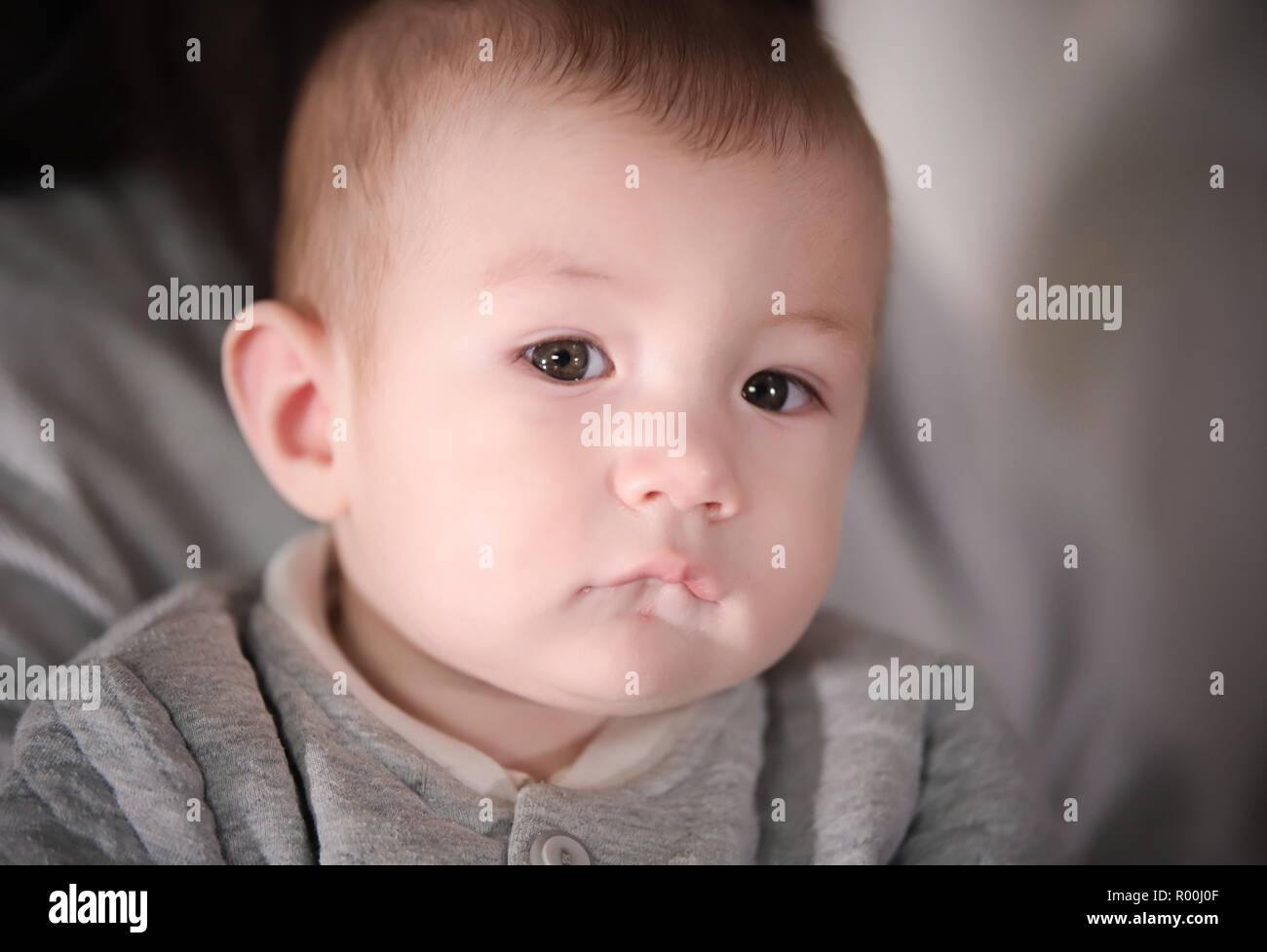 Young happy family on shopping. baby boy Stock Photo Alamy