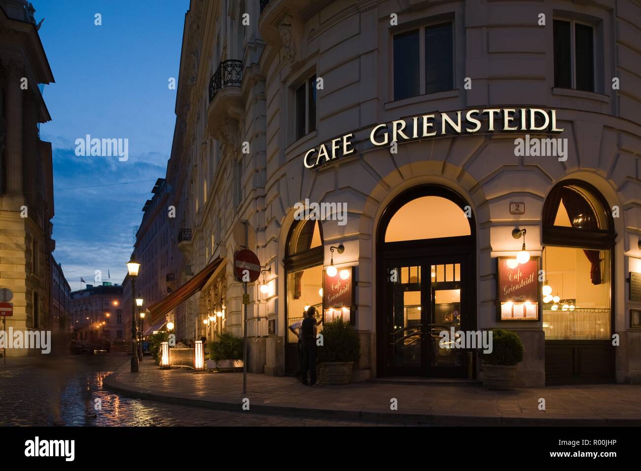 Wien, Cafe Griensteidl (inzwischen geschlossen) - Vienna, Cafe Griensteidl (now closed) Stock Photo