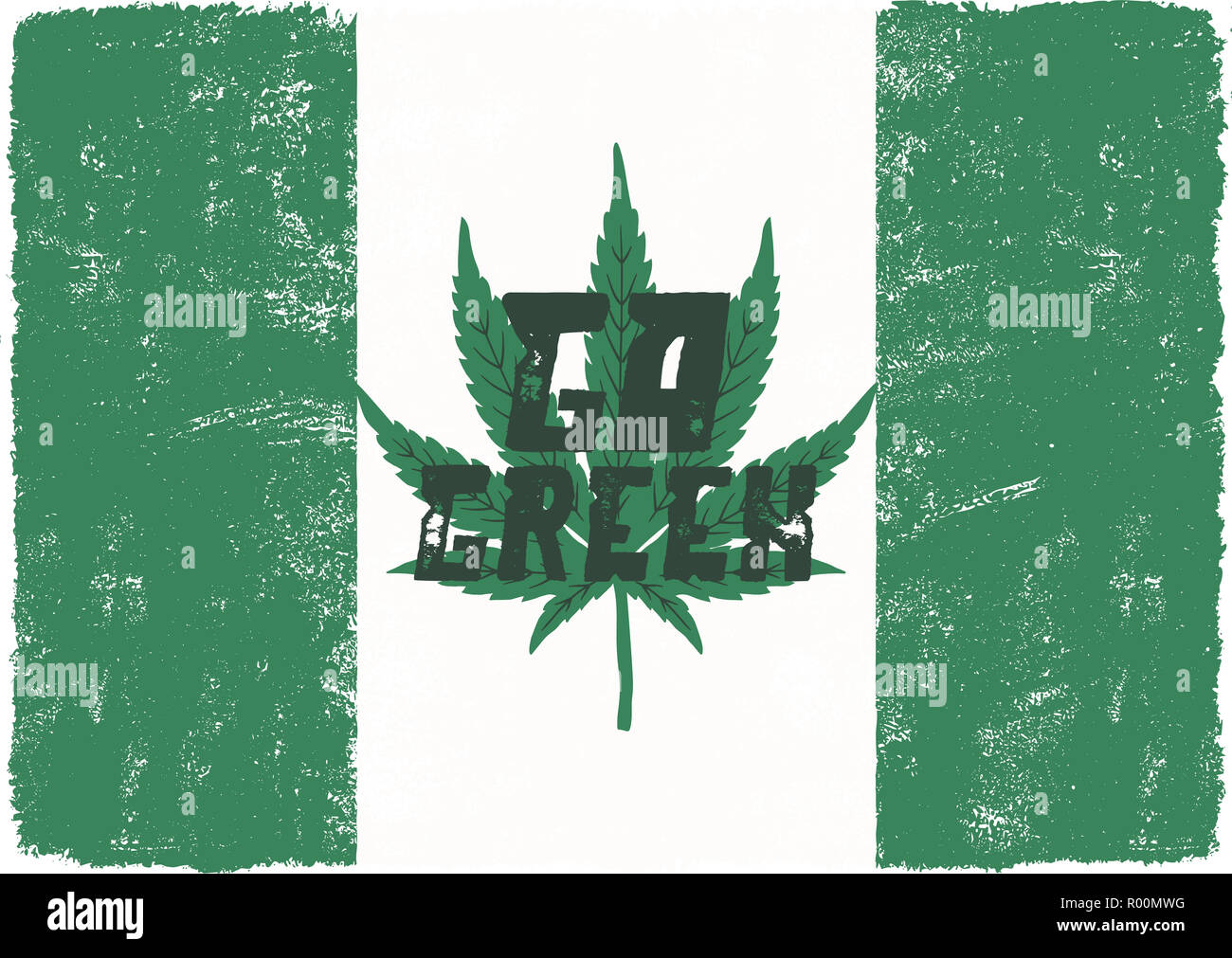 Go Green Concept Poster Stock Photos Go Green Concept Poster