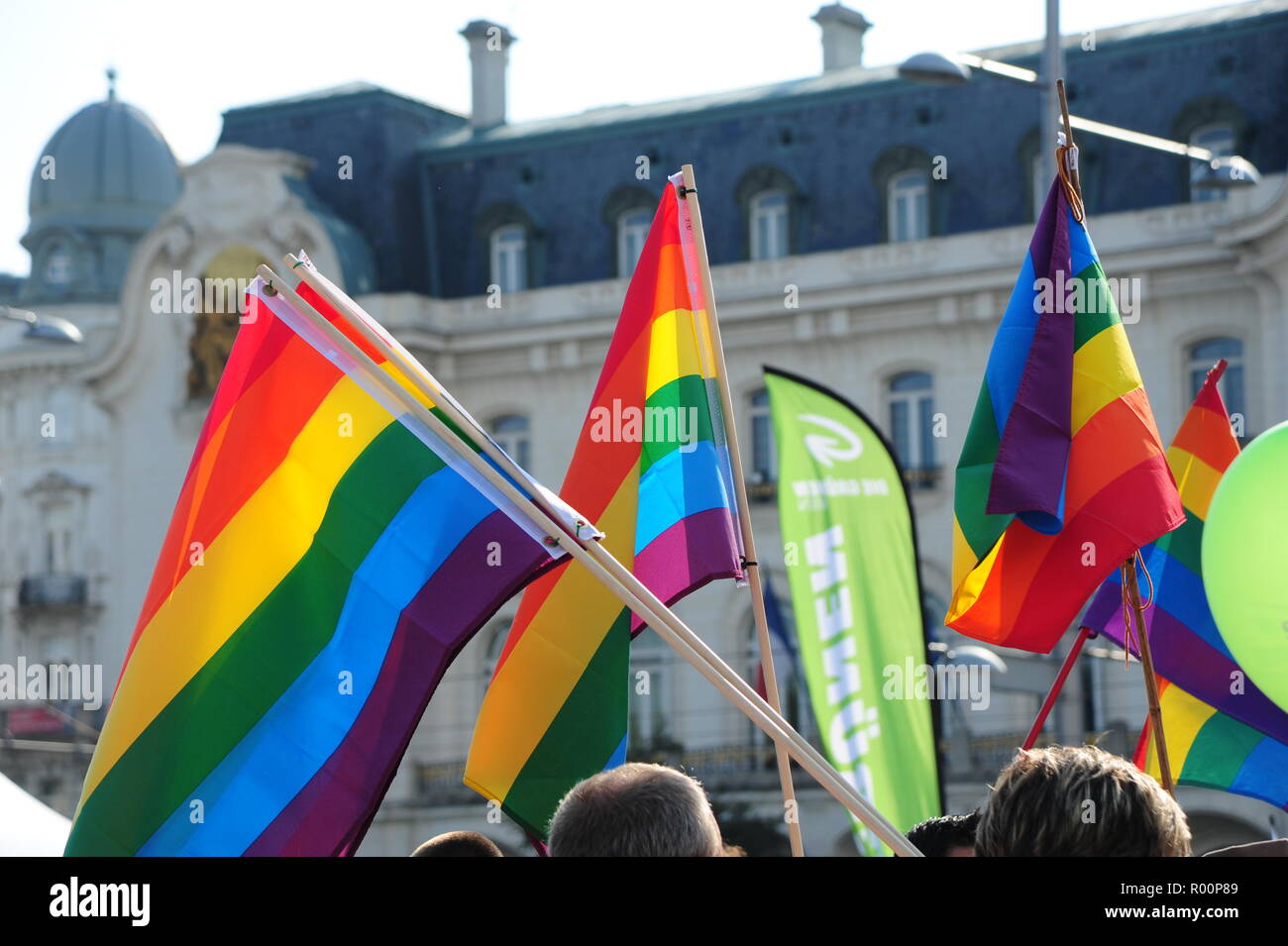 Wien, Regenbogenparade 2009 - Vienna, Rainbow Parade 2009 Stock Photo ...