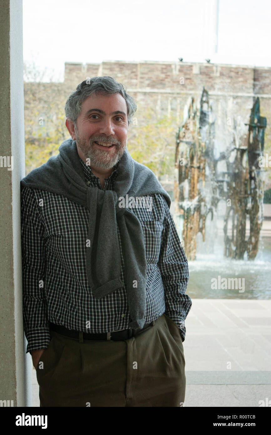 The Nobel Prizewinning New York Times OpEd Columnist Paul Krugman. He was awarded the Nobel